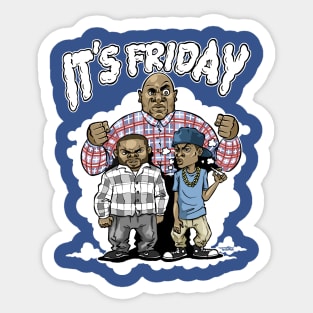 It's Friday 1.5 Light Shirts Sticker